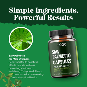 高効率のこぎり<span class=keywords><strong>Palmetto</strong></span>前立腺サプリメントビオチン複数鉱物は、女性と男性のサポートのためのパルメットカプセルを見ました - Product Image 2