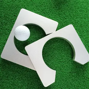 Golf Putting-Gatter Trainingshilfsgeräte für Schlagpraxis Aluminium Golf Putting-Trainer Aim Gates Swing-Trainer