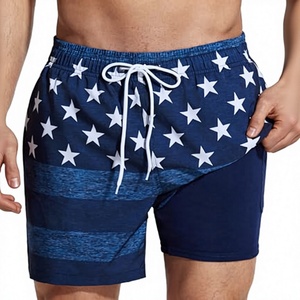 Shorts de sport personnalisés en polyester tricoté 100% micro-extensible, séchage rapide, pour hommes et femmes, entraînement fitness, OEM - Product Image 3