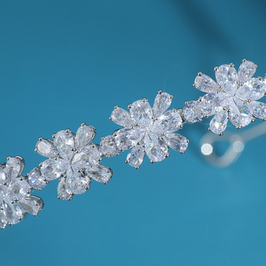 Serre-tête de luxe pour mariage, diadème de mariée, couronne de princesse, diadème de concours, couronne de Quinceañera, accessoires de banquet en zirconium - Product Image 3