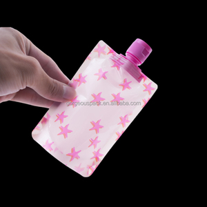 Custom 30ml 60ml 100ml Plastic Packaging Spout Pouch Refillable Travel Subpackage Bag Shampoo Pouches Facial Cream Liquid Bag - Product Image 3