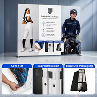 Stand Espositivo Modulare con Illuminazione LED, Installazione Rapida, Portatile, Personalizzabile per Fiere, Espositore in Tessuto