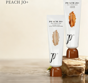 Baume parfumé boisé PEACH JO+ - Parfum bois de santal blanc apaisant - Baume corporel préféré des femmes Yakusugi - Product Image 1