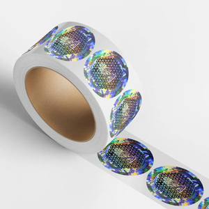 Với Làm xáo trộn bằng chứng xác thực an ninh Sản phẩm thương hiệu phim nối tiếp laser-khắc làm mất hiệu lực Microtext tùy chỉnh an ninh ba chiều nhãn - Product Image 3