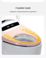 Toilette Intelligente Japonaise Tout-en-Un, WC Automatique Électrique avec Capteur, Cuvette de Commodité Intelligente pour Salle de Bain