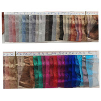 Liquide Miroir Transparent Paillettes Organza Tissu Spandex Tissu Métallique Organza Étincelant Tissu pour Robe De Scène