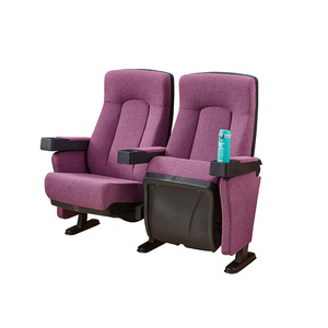 Sillas Reclinables Ecológicas para Cine en Casa o Comercios, con Portavasos Móvil, Cubierta de Tela, Asientos para Cine, Muebles para Uso Escolar - Product Image 2