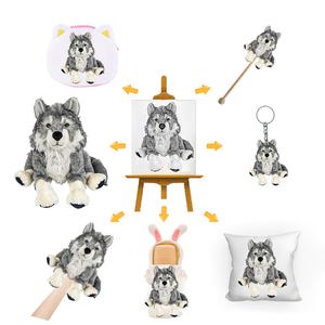 OEM ODM çevre dostu özel yumuşak gerçekçi köpek dolu PP pamuk dolması hayvan peluş oyuncak - Product Image 2