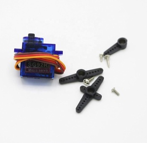 5 pièces SG92R Micro <span class=keywords><strong>9G</strong></span> <span class=keywords><strong>Servo</strong></span> Nylon engrenages en Fiber de carbone remplacer <span class=keywords><strong>SG90</strong></span> pour RC modèle aéromodélisme pièces d'hélicoptère - Product Image 2