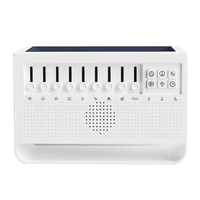 Veilleuse à bruit blanc réglable avec 8 modes, lumière RGB, haut-parleur sans fil et diffuseur d'arômes humidificateur pour usage domestique