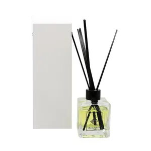 Reed Diffuser Set Aroma Terapi Minyak Reed Lavender, Set Penyebar Minyak untuk Kamar Tidur Ruang Tamu Kantor