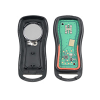 Coque de clé de voiture de remplacement à 3 boutons avec 4D63 315 MHz pour Nissan Mazda 6 2002 - 2006 Clé + Puce + Batterie