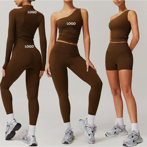 Conjuntos de Pantalones de Yoga con Logotipo Personalizado, Ropa Deportiva para Mujer, Conjuntos de Gimnasio y Fitness para Mujer - Product Image 5