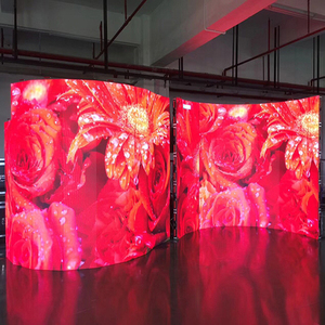 SMD P3.9 curva pared de vídeo a todo Color al aire libre LED pantalla de publicidad buen ángulo de visión - Product Image 2