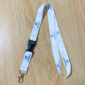 Lanière détachable <span class=keywords><strong>bleu</strong></span> marine simple personnalisée Lanière de sangle de cou à dégagement rapide avec boucle détachable - Product Image 6