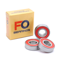 Roulement à billes à gorge profonde étanche à faible bruit 6200-2RS 6203RS 6302-2RS, prix usine FO, commandes en gros acceptées