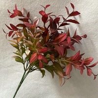 NOUVEAU Feuillage artificiel de plantes vertes écologiques en plastique de 39cm de haut pour la décoration de la maison et du mariage