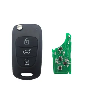 433 Mhz lật xe từ xa Key Fob id46 chip cho Hyundai i20 i30 iX35 Avante 3 nút gấp xe tự động xe điều khiển báo động