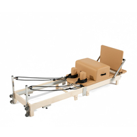 Equipo Comercial de Pilates, Reformers, Cama de Ejercicios, Flexibilidad, Estiramiento Corporal, Reformer de Pilates Plegable para Estudio de Yoga