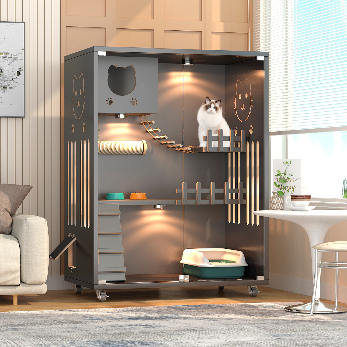 Light luxury modern gray c(90*60*125)