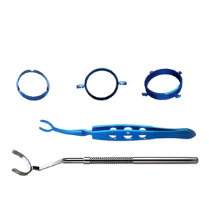 Strumenti Oftalmici: Pinze a Specchio a Quattro Lati, Pinze di Ritenzione per Montature/Lenti, Anelli Sterili per Specchietti Chirurgici - Product Image 3