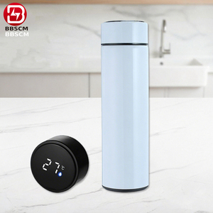 Bouteille d'eau intelligente thermos 500 ml <span class=keywords><strong>avec</strong></span> affichage de la température LED, gourde isotherme sous vide <span class=keywords><strong>avec</strong></span> <span class=keywords><strong>infuseur</strong></span> <span class=keywords><strong>à</strong></span> thé - Product Image 4