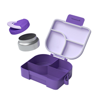 Hoge kwaliteit draagbare vierkante magnetronbestendige bento picknick voedsel fruit servies opbergdoos 1-3L capaciteit voor lunchbox