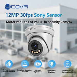 Cámara de Seguridad PoE 4COVR 30fps 12Mp con Sensor <span class=keywords><strong>Sony</strong></span>, Lente con Zoom Óptico, Audio Bidireccional, Detección Facial por IA, CCTV Profesional - Product Image 2