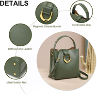 Sac fourre-tout en cuir pour femme, taille moyenne, bandoulière, OEM, marque privée, fabrication en usine
