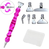 Têtes de rechange pour stylo de peinture diamantée, stylo de peinture diamantée, outils de perçage pour diamants, ensembles d'accessoires