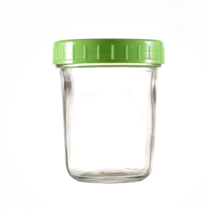 ขวดโหลแก้วใส่อาหารทรงกว้าง250มล. 300มล. 500มล. 600มล. 730มล. ซอสแยมดองคาเวียร์ดองบรรจุกระป๋องพร้อมฝาพลาสติก - Product Image 6