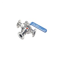 Vanne à boisseau sphérique sanitaire à usage général avec structure à bille et support OEM pour les conduites d'eau
