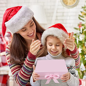 Grandes boîtes en carton pliables avec logo, noires, de luxe, pour emballages cadeaux, rigides, avec couvercle magnétique, pour petites entreprises - Product Image 3