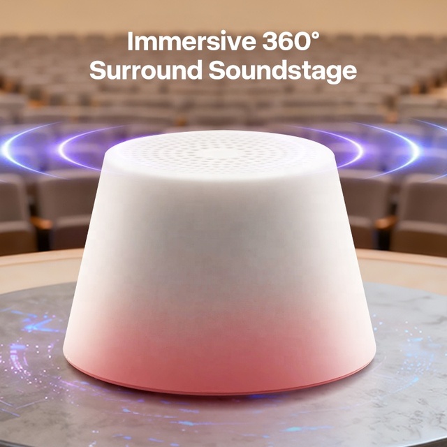 Portable Magnetic Blue Tooth Speaker Stylish Aesthetic Powerful Audio Performance Ideal for Daily Use and Small Space Setups