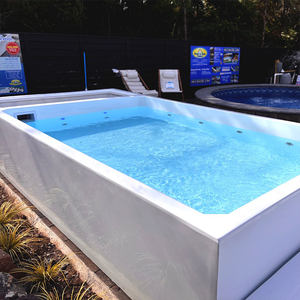 สระว่ายน้ำไฟเบอร์กลาสเหนือพื้นดินขนาดเล็กสุดหรูสำหรับรีสอร์ทและวิลล่าใช้สำหรับสระว่ายน้ำเคลื่อนที่สำหรับสันทนาการกลางแจ้ง - Product Image 5