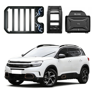 Panier <span class=keywords><strong>de</strong></span> <span class=keywords><strong>toit</strong></span> en alliage d'aluminium pour bagages, échelle latérale et boîte latérale pour Citroën C5 Aircross 2018-2026 - Product Image 1