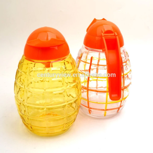 Commercio all'ingrosso di vetro brocca con coperchio <span class=keywords><strong>in</strong></span> <span class=keywords><strong>plastica</strong></span> e manico brocca di vetro vaso di acqua distributore di bevande <span class=keywords><strong>per</strong></span> il succo di frutta birra 1.5L - Product Image 3