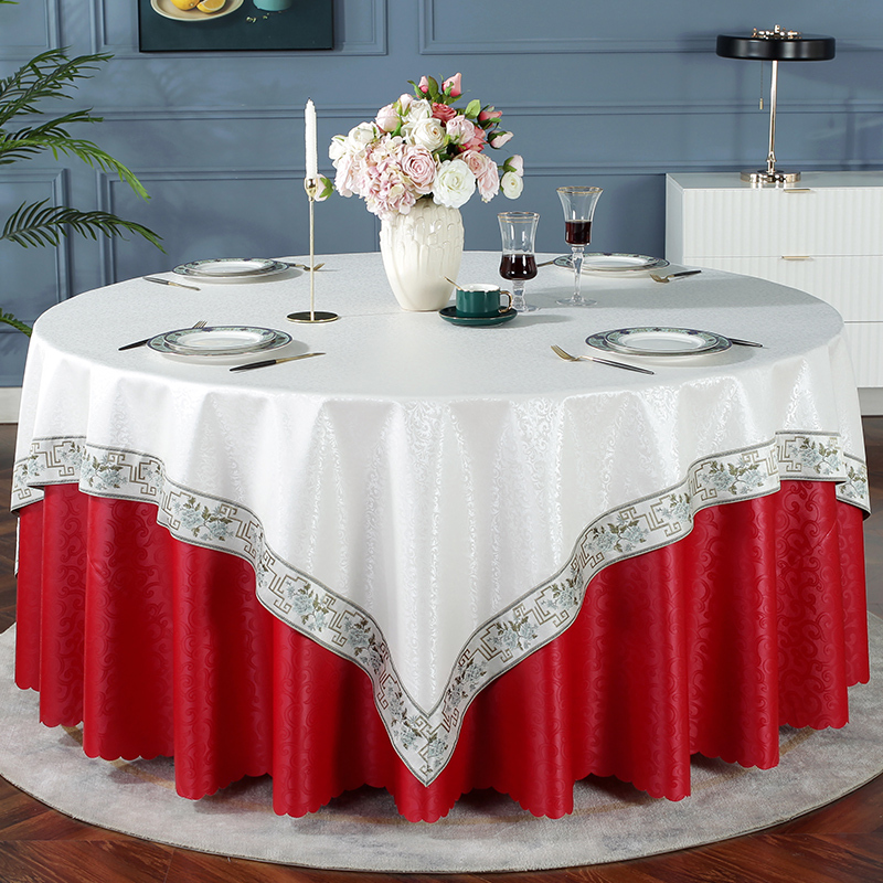 Evergreen plata blanco square_xiangyun rojo China
