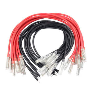 Tombol tekan 2 Pin 2.8mm/4.8mm kabel kawat gaya HAPP tombol SANWA kabel saklar untuk Jamma Arcade USB Encoder tali pengaman - Product Image 5