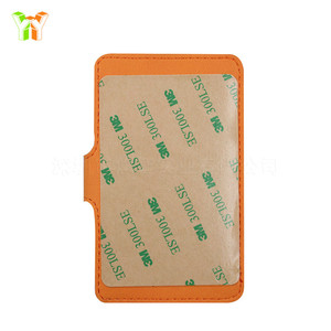 Nuevo soporte para teléfono/tarjetero, tarjetero de piel sintética para teléfono, soporte para tarjeta de transporte público, soporte adhesivo para la parte trasera del teléfono. - Product Image 5