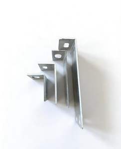 Staffa di Fissaggio a L in Acciaio Inox a 90 Gradi per Accessori di Pareti Divisorie - Product Image 4