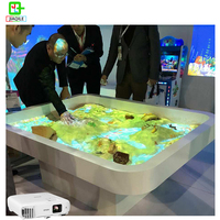 Table de jeu interactive de projection de sable cinétique magique multijoueur pour aire de jeux, centre commercial, enfants