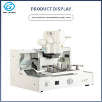Machine de perçage, rainurage et bordage de verres 3 en 1 pour la fabrication de lunettes sans monture, équipement de laboratoire optique, universel en métal, 5000 tr/min