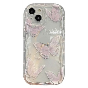 เคสฝาหลังโทรศัพท์ TPU นิ่มพิมพ์ลายรูปผีเสื้อ<span class=keywords><strong>ที่</strong></span>โชคดีรัดกุมสำหรับ iPhone 8 x XR XS 11 12 13 14 15 16 PRO MAX - Product Image 6