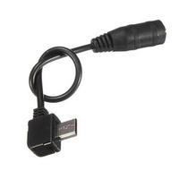 Micro-USB-Stecker auf 3,5-mm-Buchse Buchse Audio kabel für Active Clip Mic Microphone Convert Adapter -1 Fuß (schwarz)