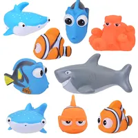 Children's Rubber Animals Bath Toys, Fish Toy, Baby