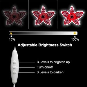 Dimmable USB-Powered người lạ điều cuối cùng mùa Neon dấu hiệu cho người hâm mộ phòng ngủ trò chơi trang trí phòng demogorgon Led Neon ánh sáng - Product Image 4