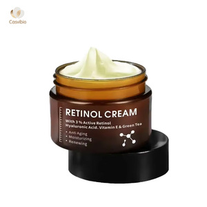 <span class=keywords><strong>Crema</strong></span> <span class=keywords><strong>Viso</strong></span> <span class=keywords><strong>Antirughe</strong></span> Biologica Vegana a Marchio Privato con 3% Retinolo, Vitamina E e Acido Ialuronico, Idratante per la Rimozione delle Rughe, Cura Quotidiana della Pelle - Product Image 1