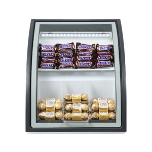 Static Cooling <b>Confectionery</b> Mini Chocolate Refrigerator Showcase for Store Dss-18w4 Dss-18w4 Mini Chocolate Refrigerator - Product Image 1