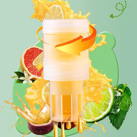 Bouteilles en PP de qualité alimentaire, pratiques, portables, saines, sans sucre, avec bouchon en plastique pour boisson, couvercle anti-poussière, ouverture facile et filtre.